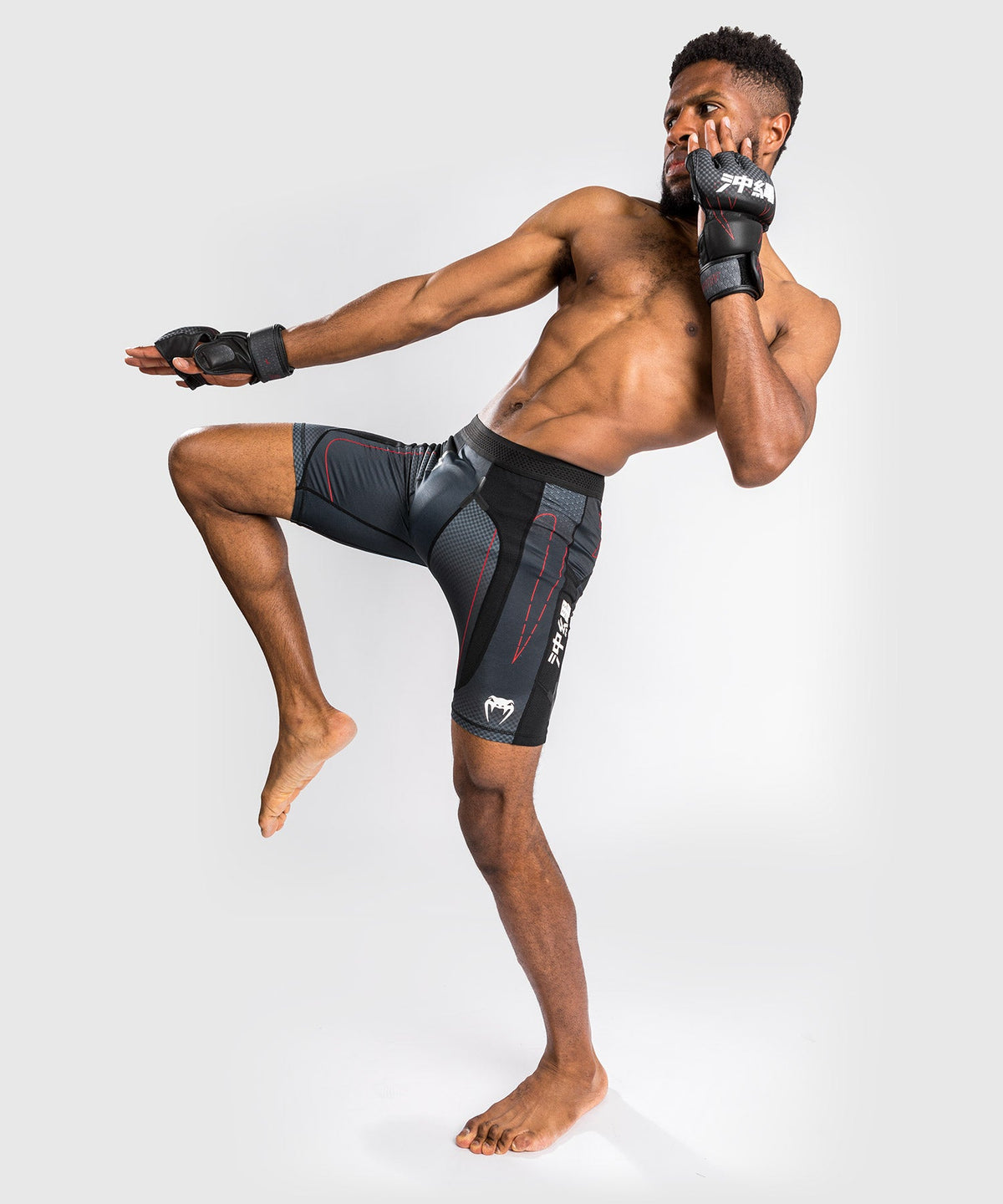 Short de compression Venum Okinawa 3.0 - Noir/Rouge