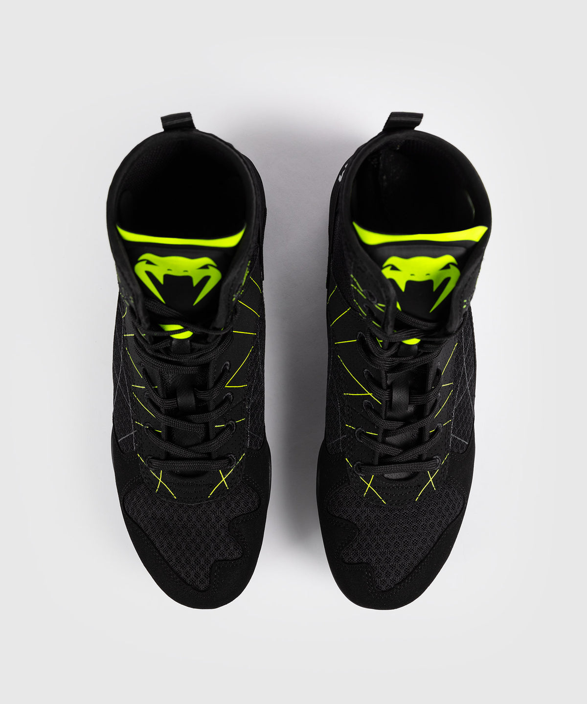 Venum Training Camp 4.0 Elite Boxing Schuhe - Schwarz/Neon Grün