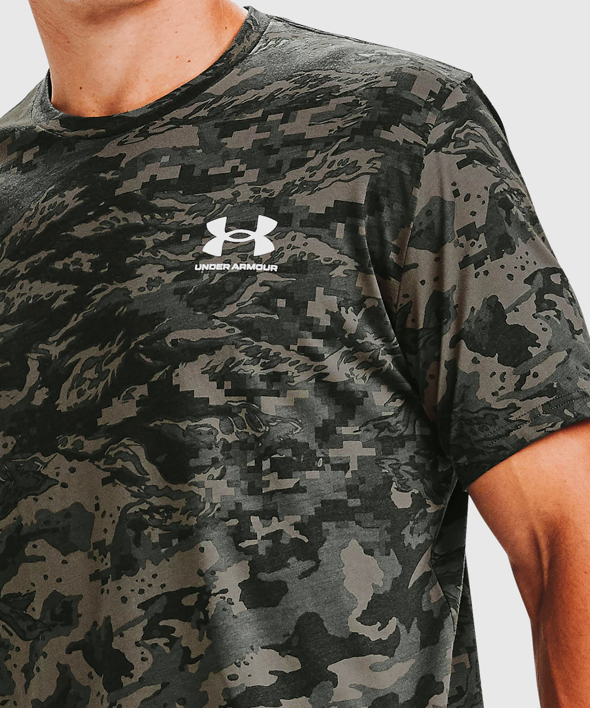 T-Shirt Under Armour Ua Abc Camo - Vert