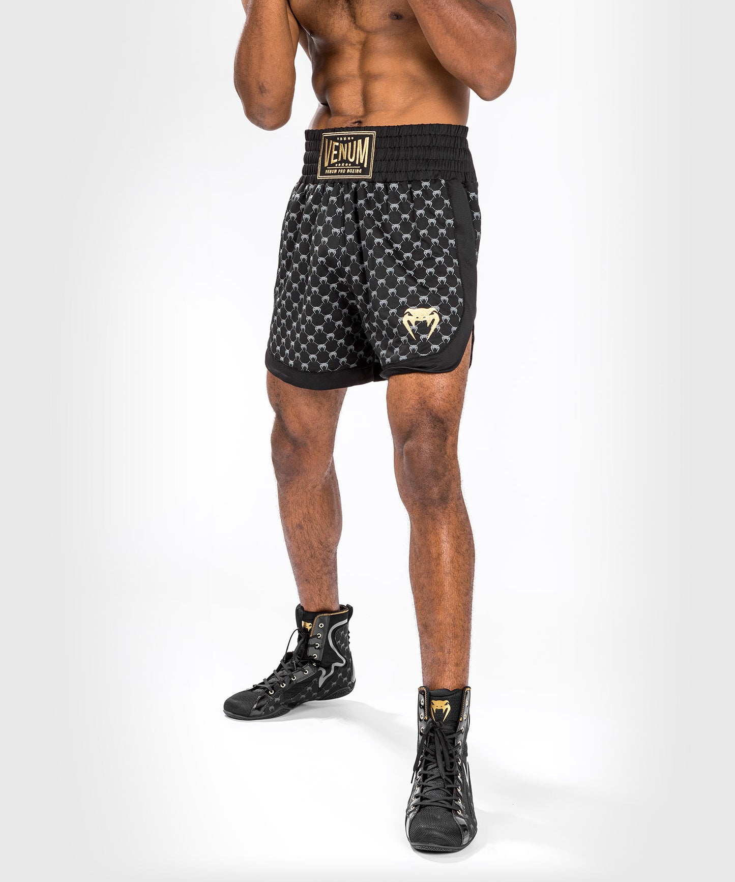 Short de Boxe Venum Monogram - Noir