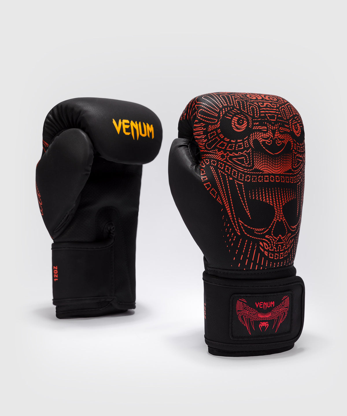 Venum Quetzal Fury Guanti da Boxe - Nero/Rosso Fury/Arancione