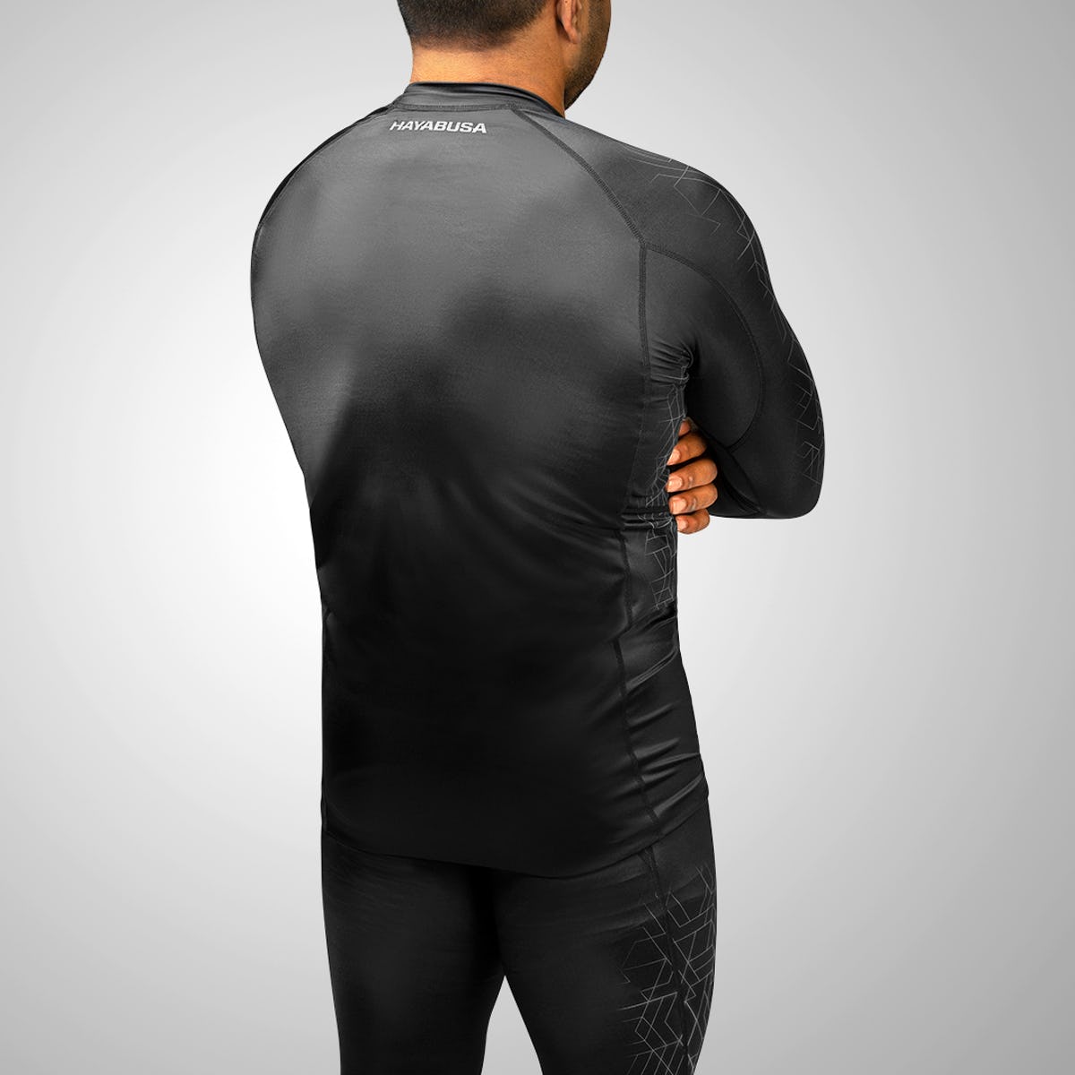 Rashguard Hayabusa Geo Manches Longues - Gris