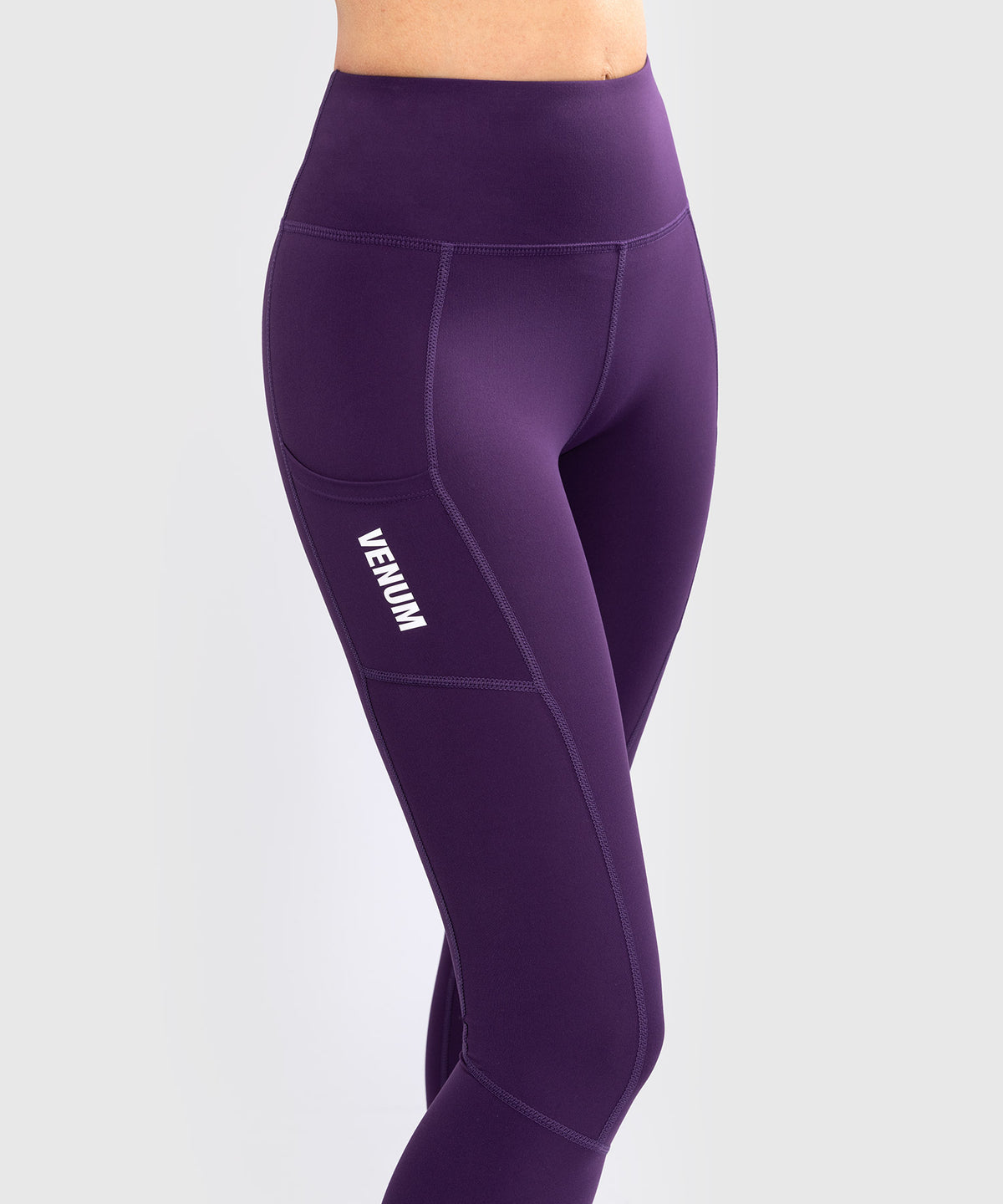 Venum Essential Performance Leggings da Donna - Viola Scuro