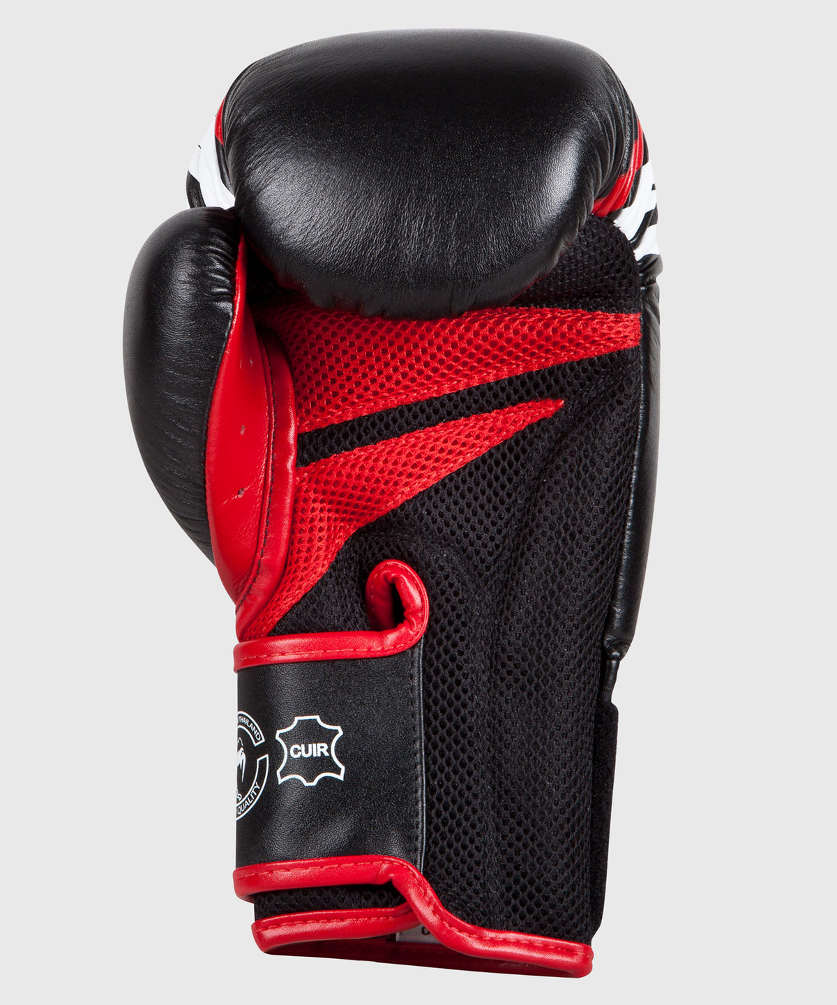 Venum Sharp Boxing Gloves - Nappa Leather - Black/White/Red