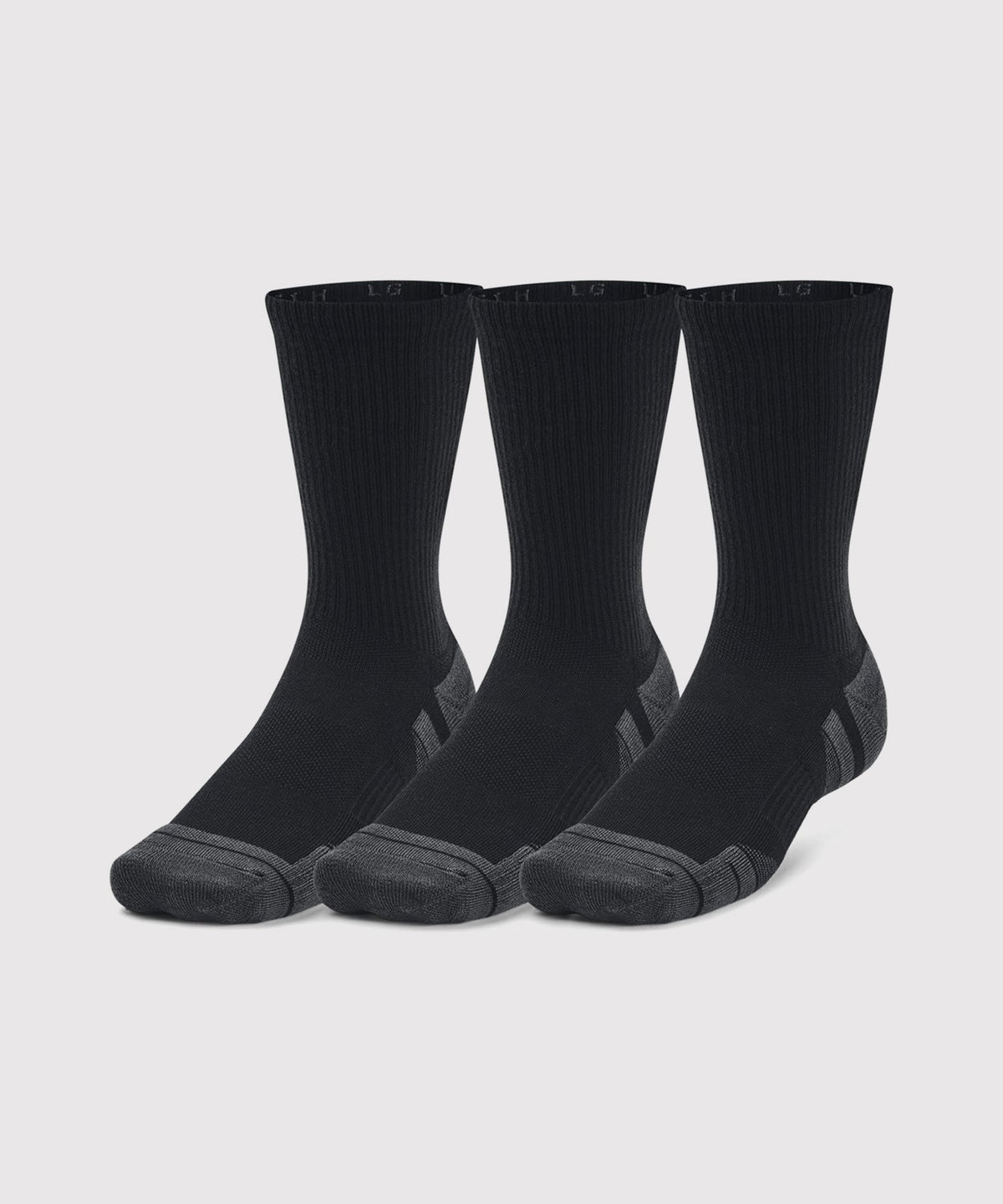 Lot De 3 Paires De Chaussettes Hautes Under Armour Ua Performance Tech - Noir/Gris