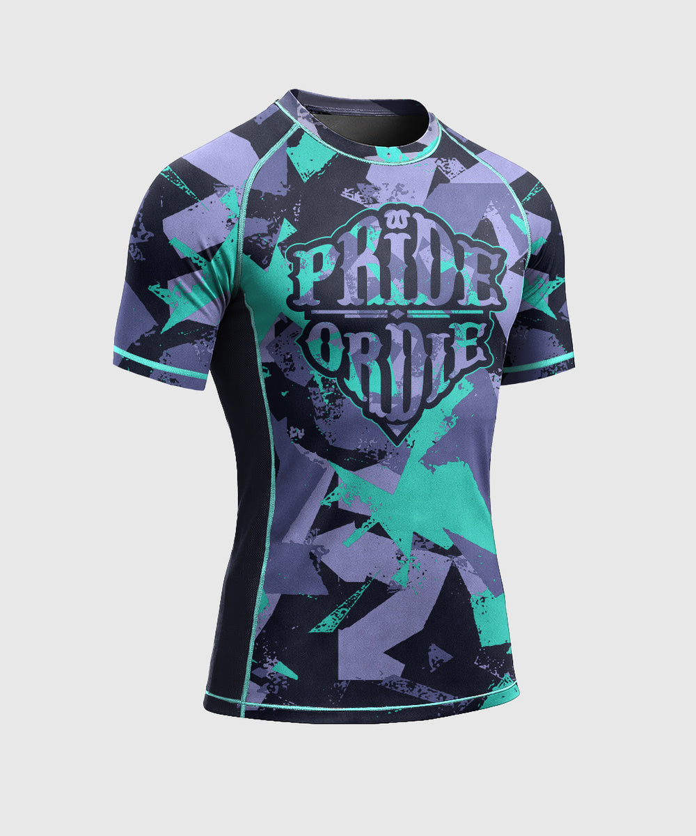 Pride Or Die Reckless 2.0 Rashguard de Manga Corta - Negro