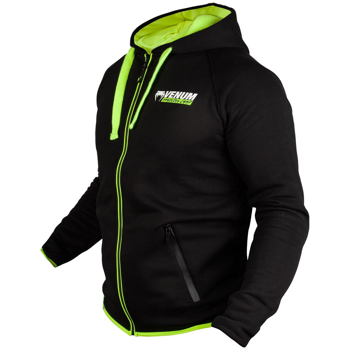 Sweatshirt Venum Training Camp - Noir/Jaune Fluo