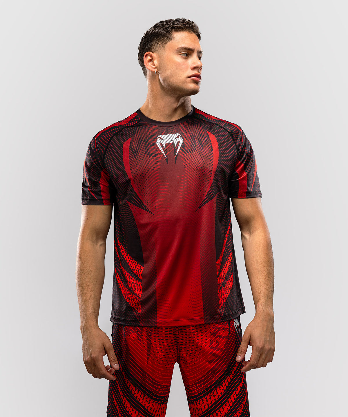 T-shirt Dry Tech Venum Galactic 3.0 - Rouge/Argent