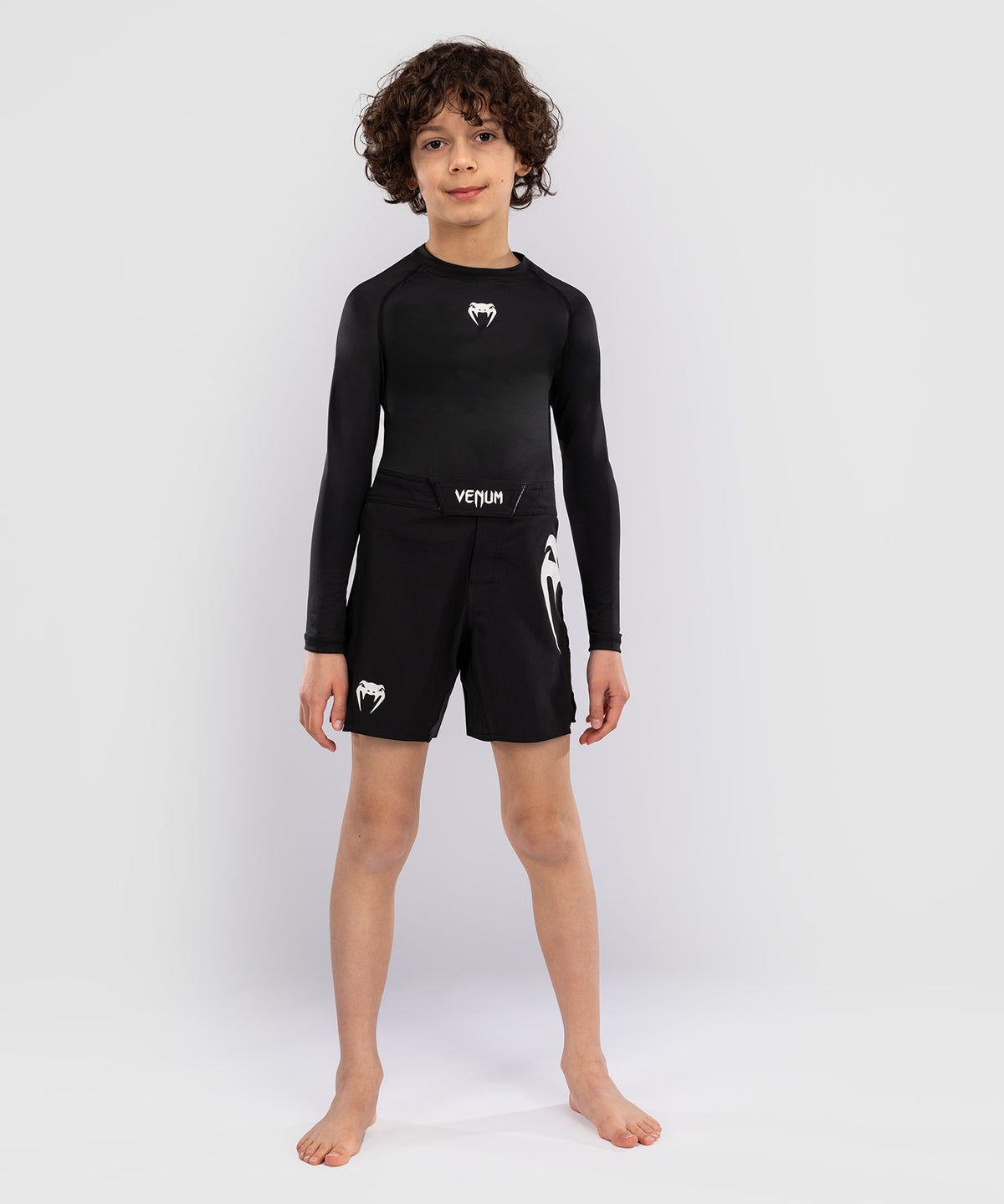 Venum Light Pantaloncini da combattimento per Bambini - Nero