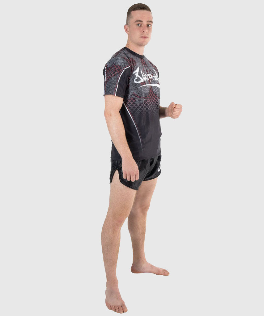 T-shirt 8 Weapons Functional Naga Yant - Noir/Rouge