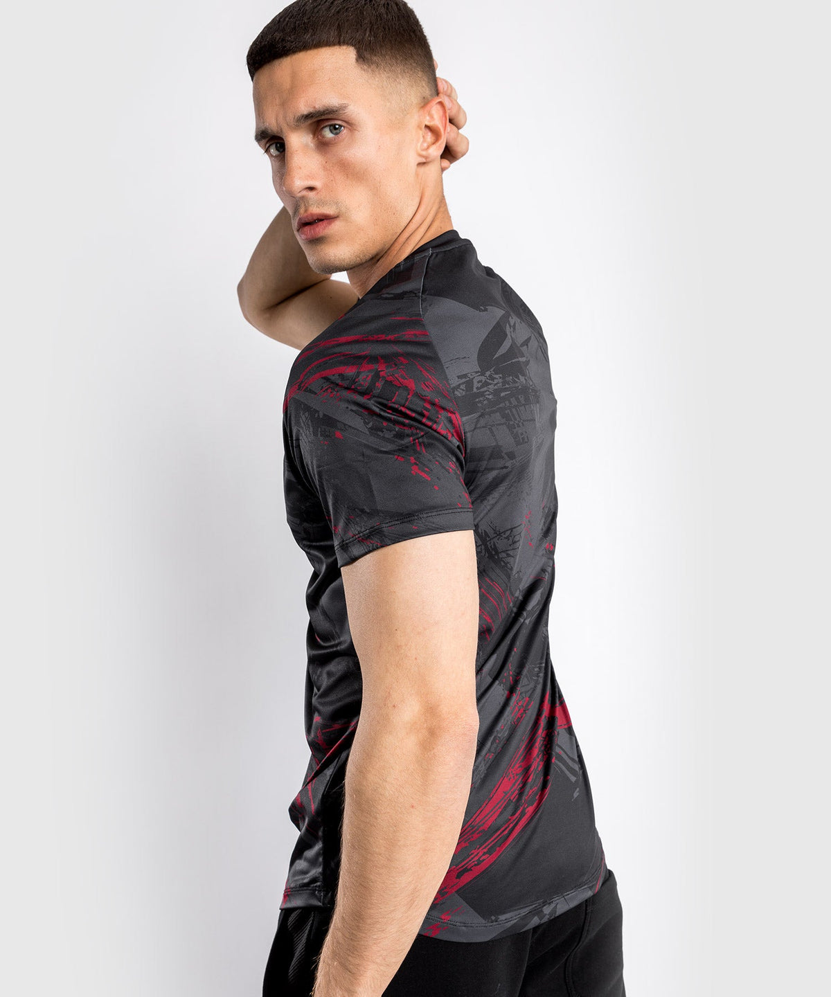 Dry Tech Kurzarm T-Shirt Mann UFC Venum Authentic Fight Week 2.0 - Schwarz