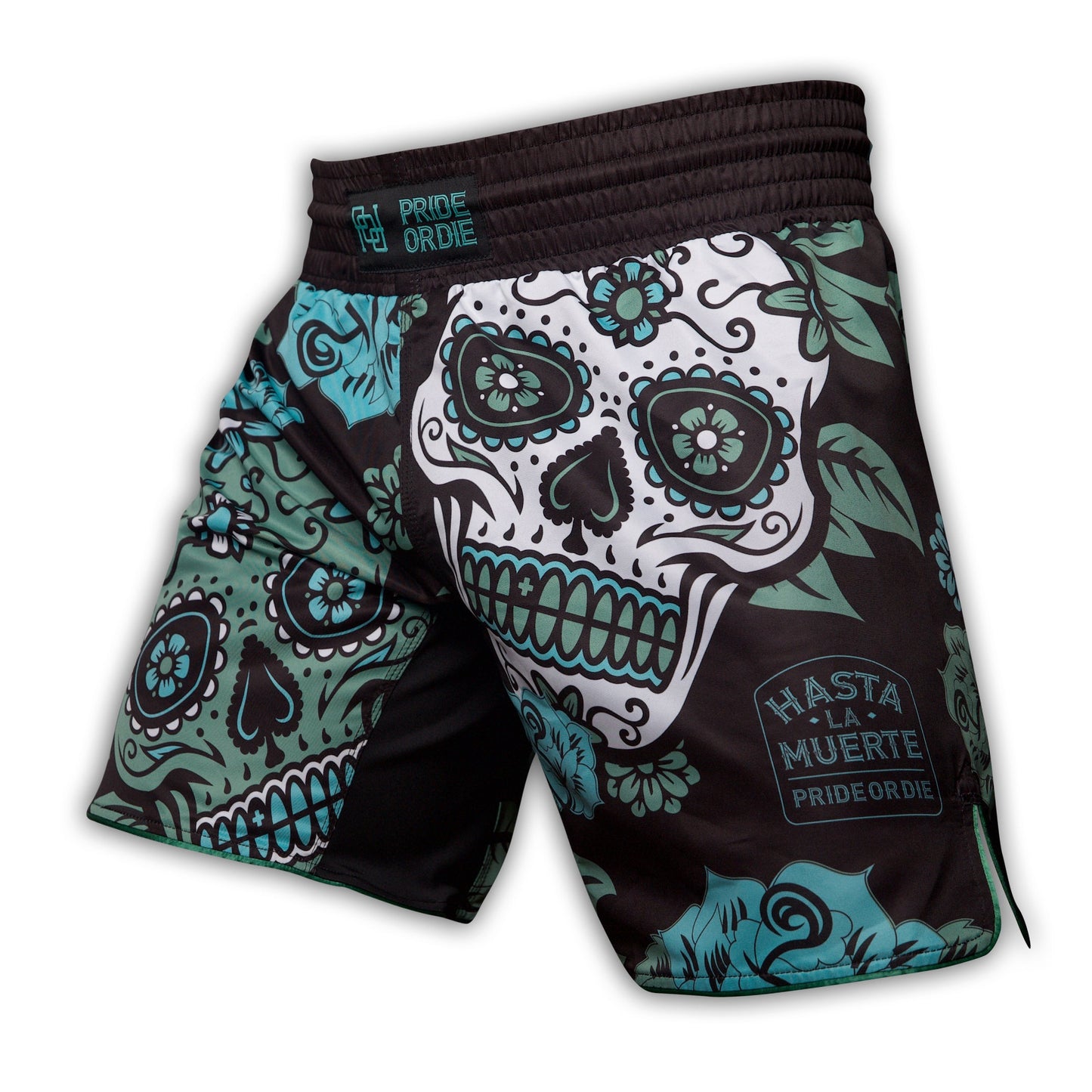 Pride Or Die Hasta La Muerte Fightshorts - Schwarz