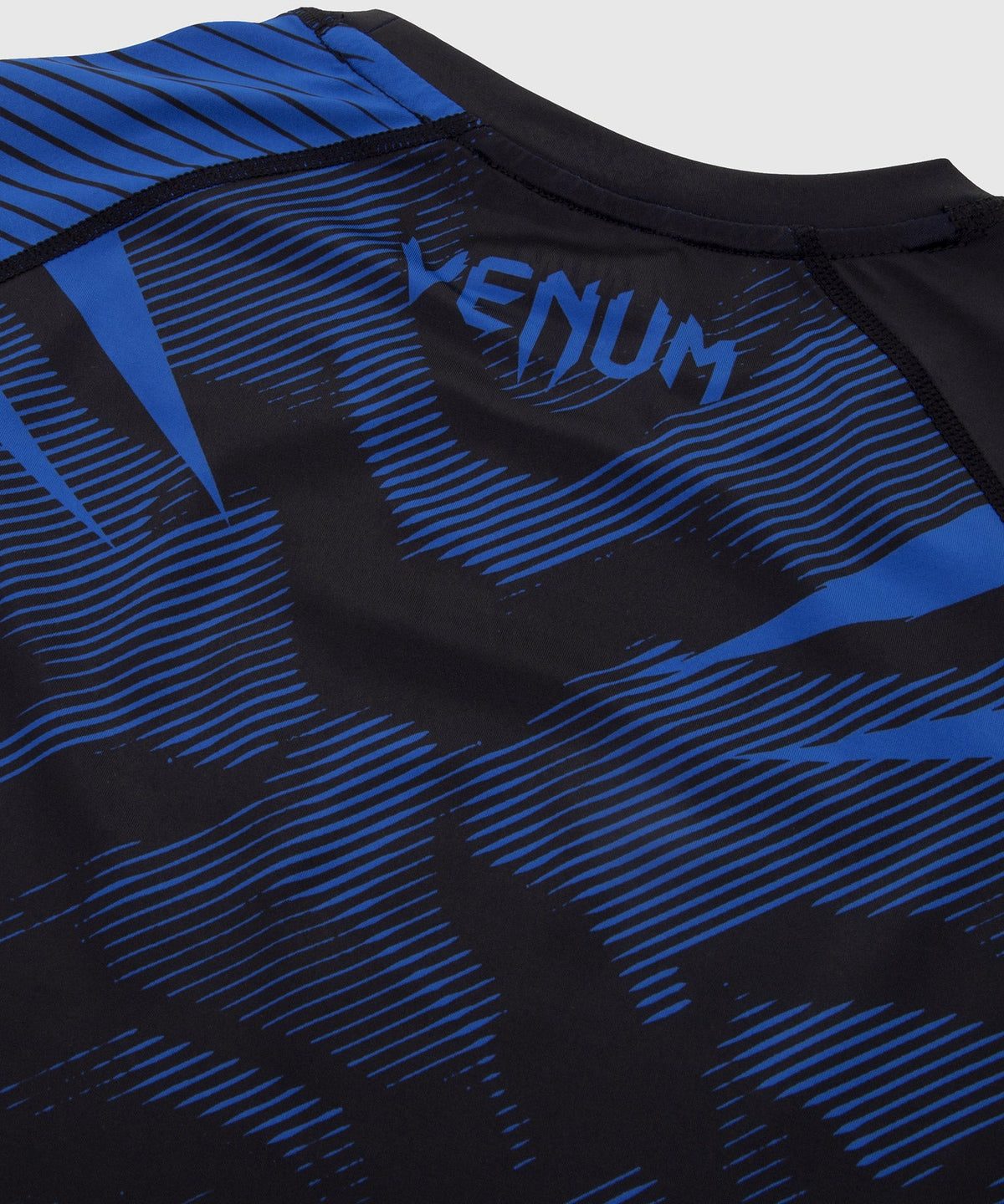 Rashguard Venum NoGi 2.0 - Manches Longues Approuvé IBJJF - Noir/Bleu