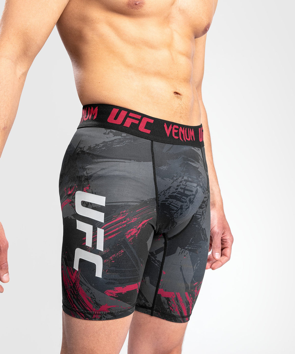 Venum Authentic Fight Week 2.0 UFC Kompressionsshorts - Schwarz/Rot