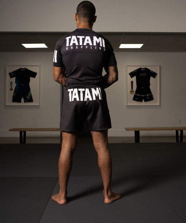 Short De Grappling Court Tatami Fightwear Raven - Noir