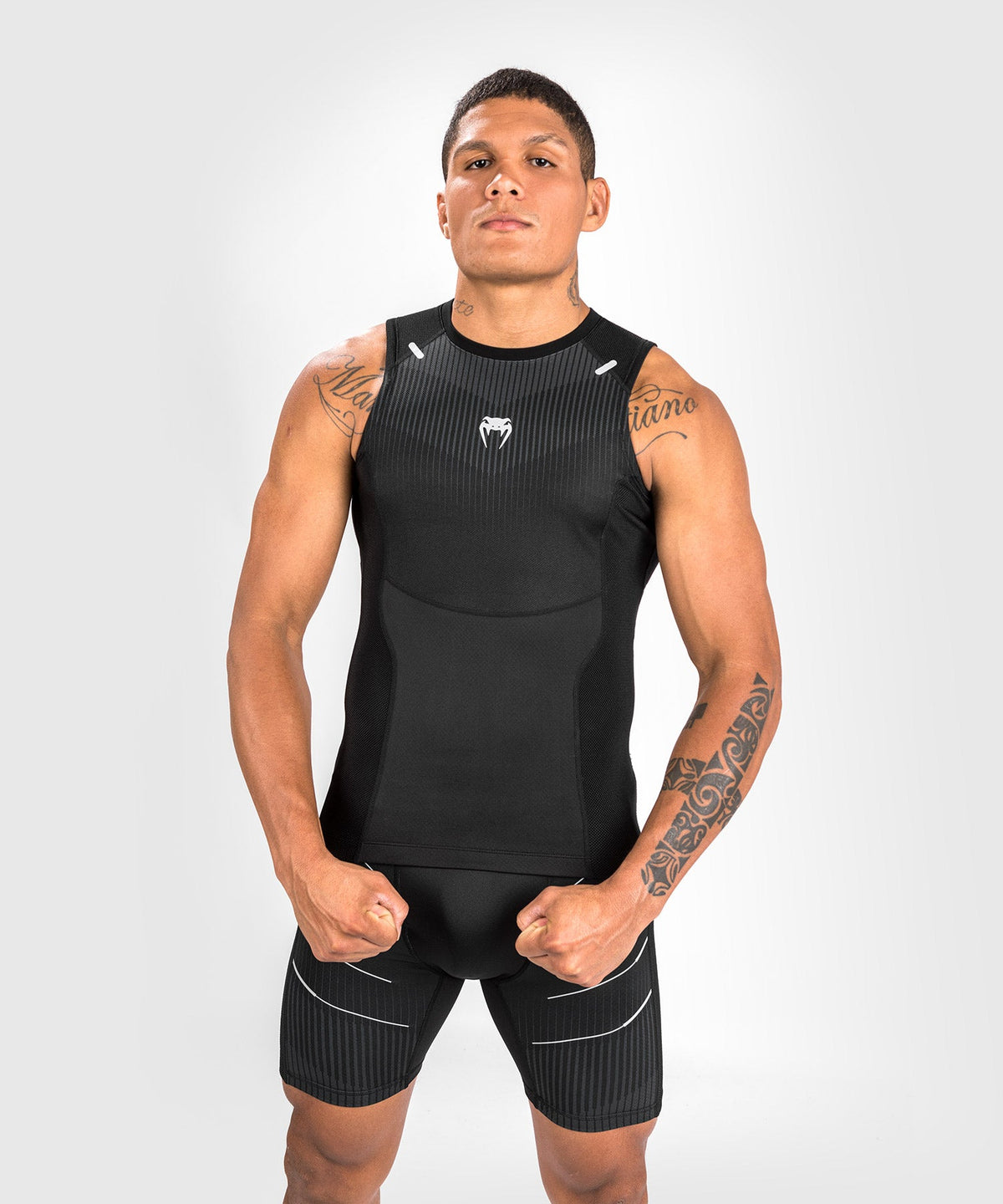 Venum Rashguard Ärmellos Biomecha - Schwarz/Grau