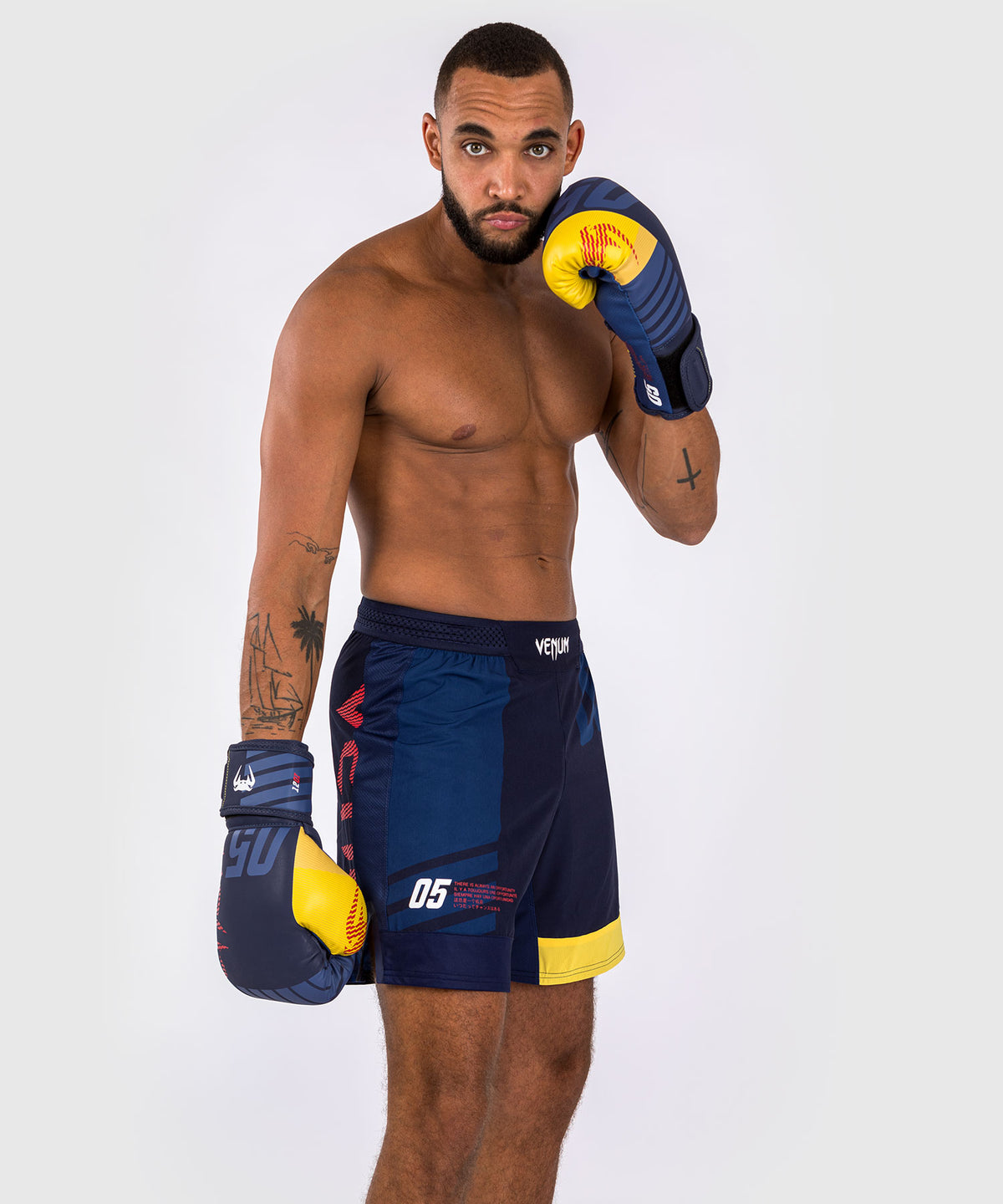 Venum Sport 05 Fight Shorts - Blue/Yellow