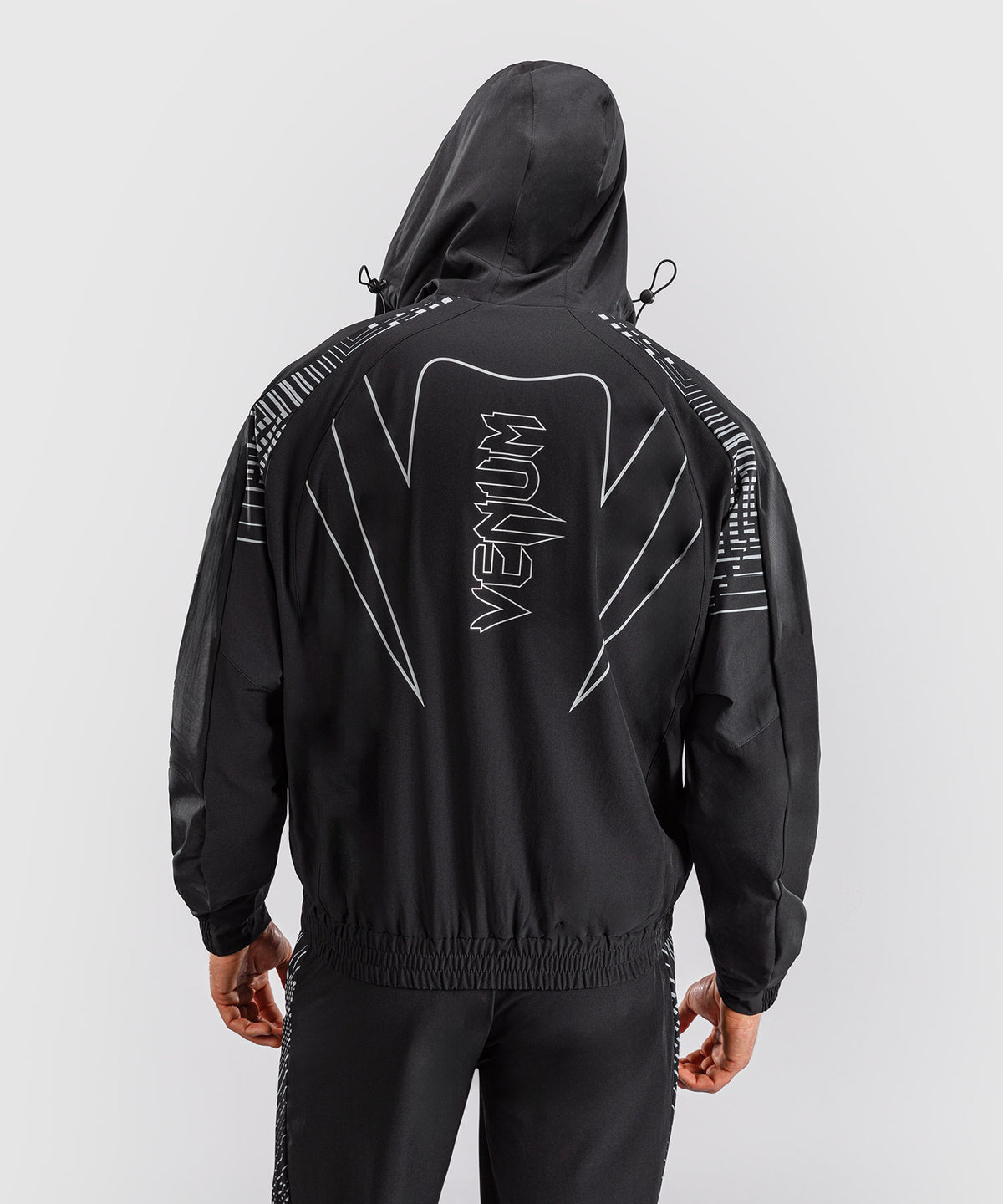 Veste de Survêtement Venum Midnight Fury – Noir/Gris/Argent