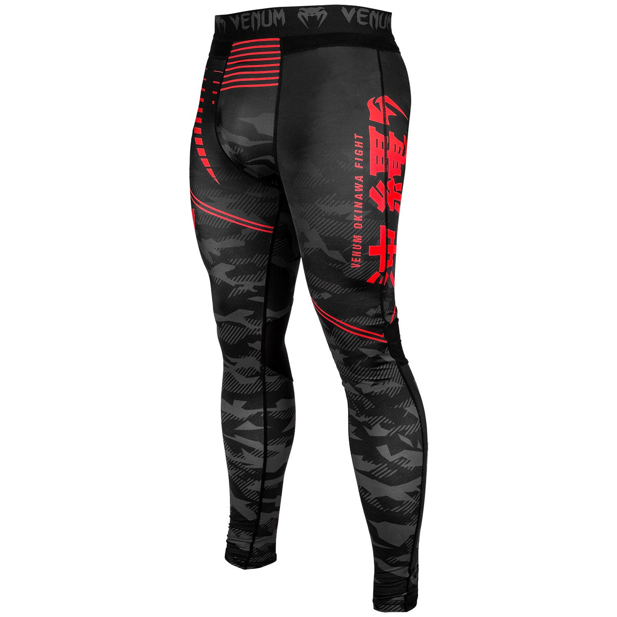 Pantalon de Compression Venum Okinawa 2.0 - Noir/Rouge