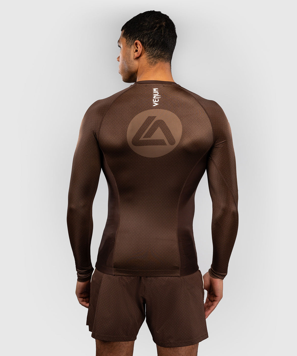 Venum x Roger Gracie Academy Langarm Rashguard - Dunkelbraun