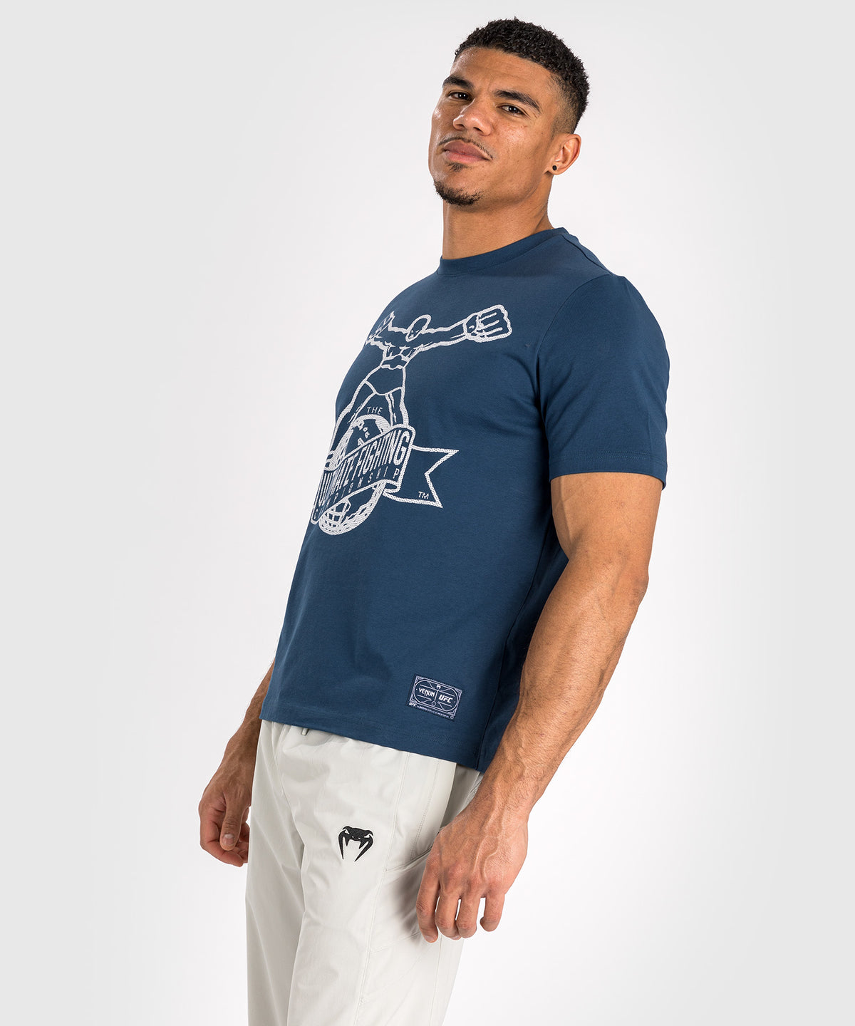 UFC by Venum Ulti-Man Camiseta - Azul Marino/Blanco  