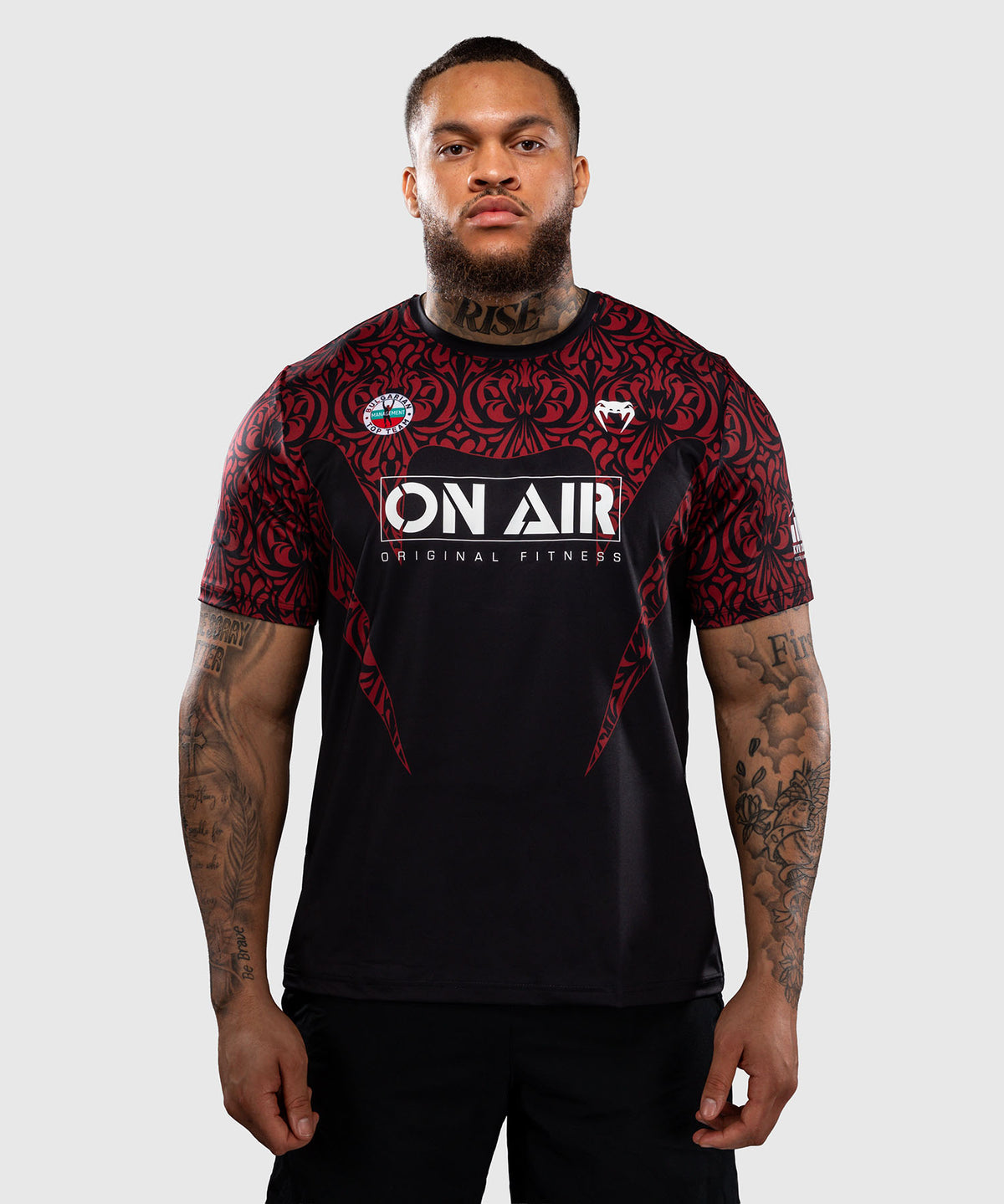 Venum Bulgarian Top Team (BTT) Maglietta Dry Tech – Nero/Rosso