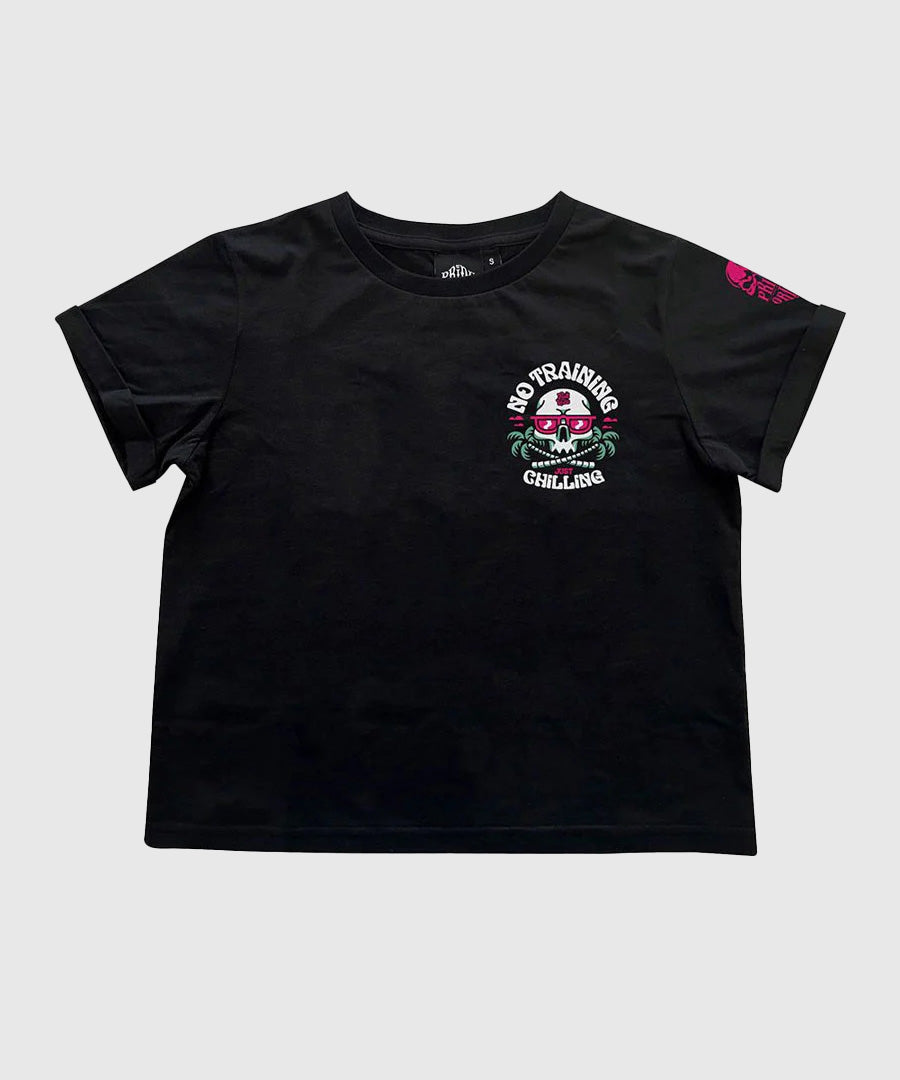 T-Shirt Pride Or Die No Training - Noir