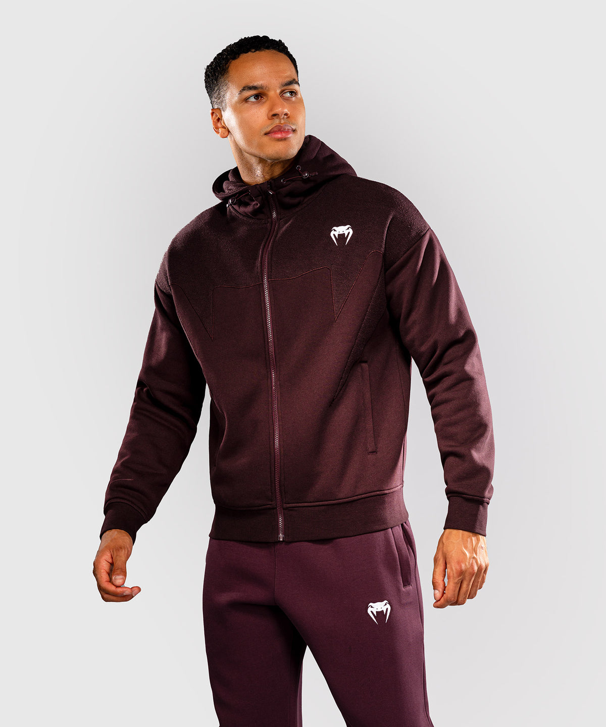 Venum Attack Fleece & Weave Trainingsjacke - Bordeaux
