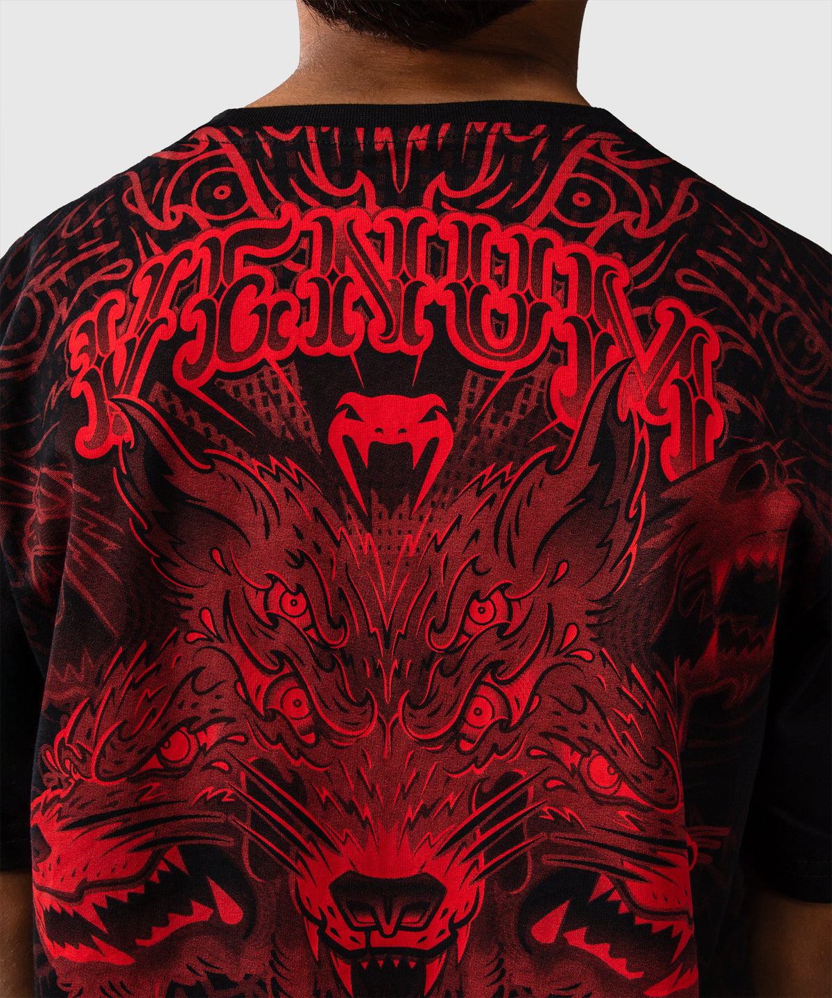 Venum Wolf Atak Maglietta Per Bambini – Nero/Rosso