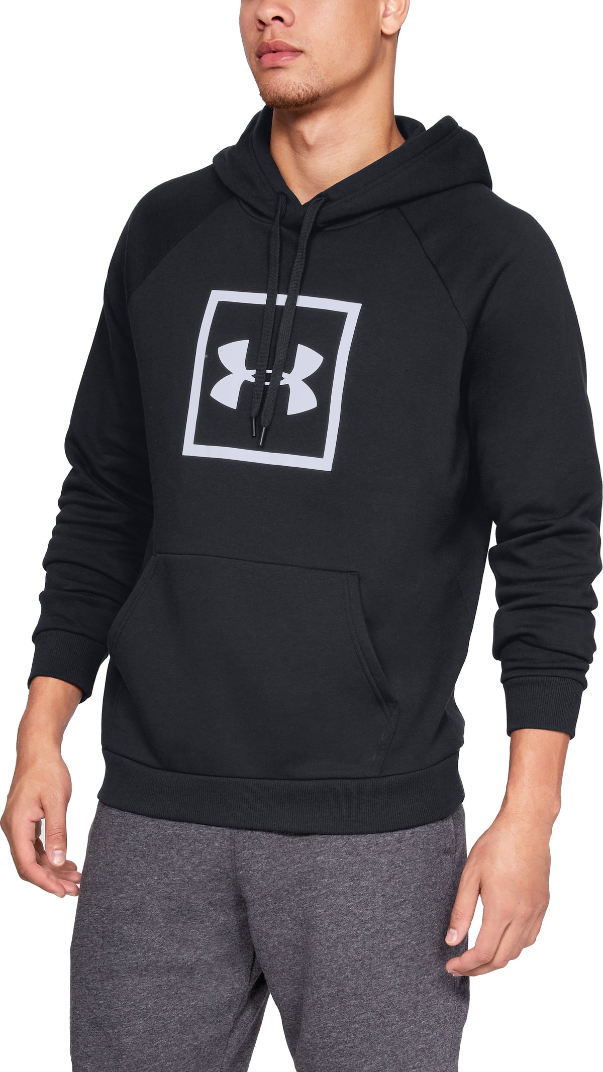 Sweat à capuche Under Armour Rival Fleece Logo - Noir