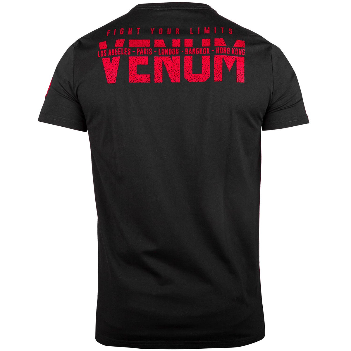 T-shirt Venum Signature - Manches courtes - Noir/Rouge