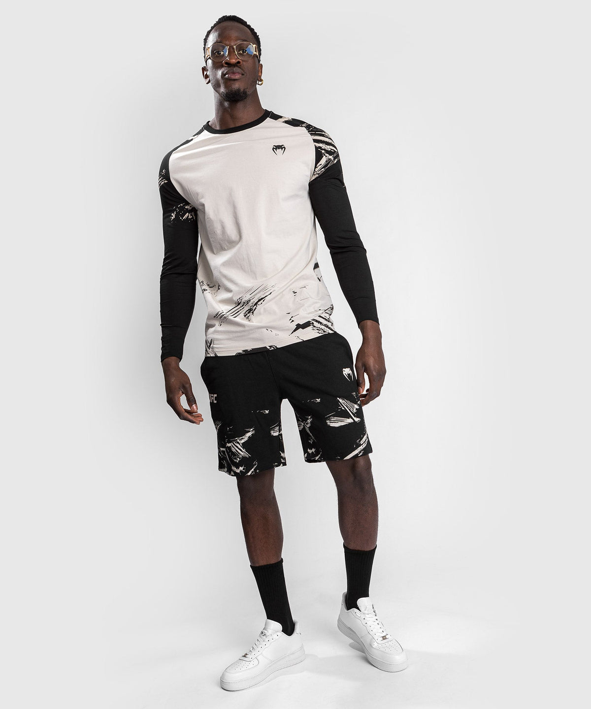 T-Shirt UFC Venum Authentic Fight Week 2.0 - Long Sleeve - Sand