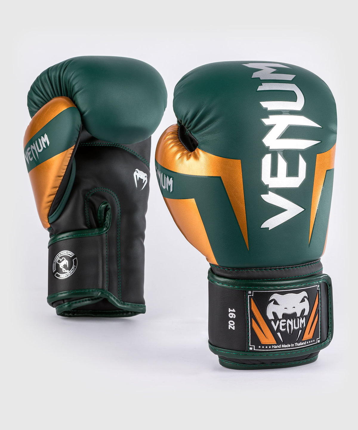 Venum Elite Guantoni da boxe - Verde/Bronzo/Argento