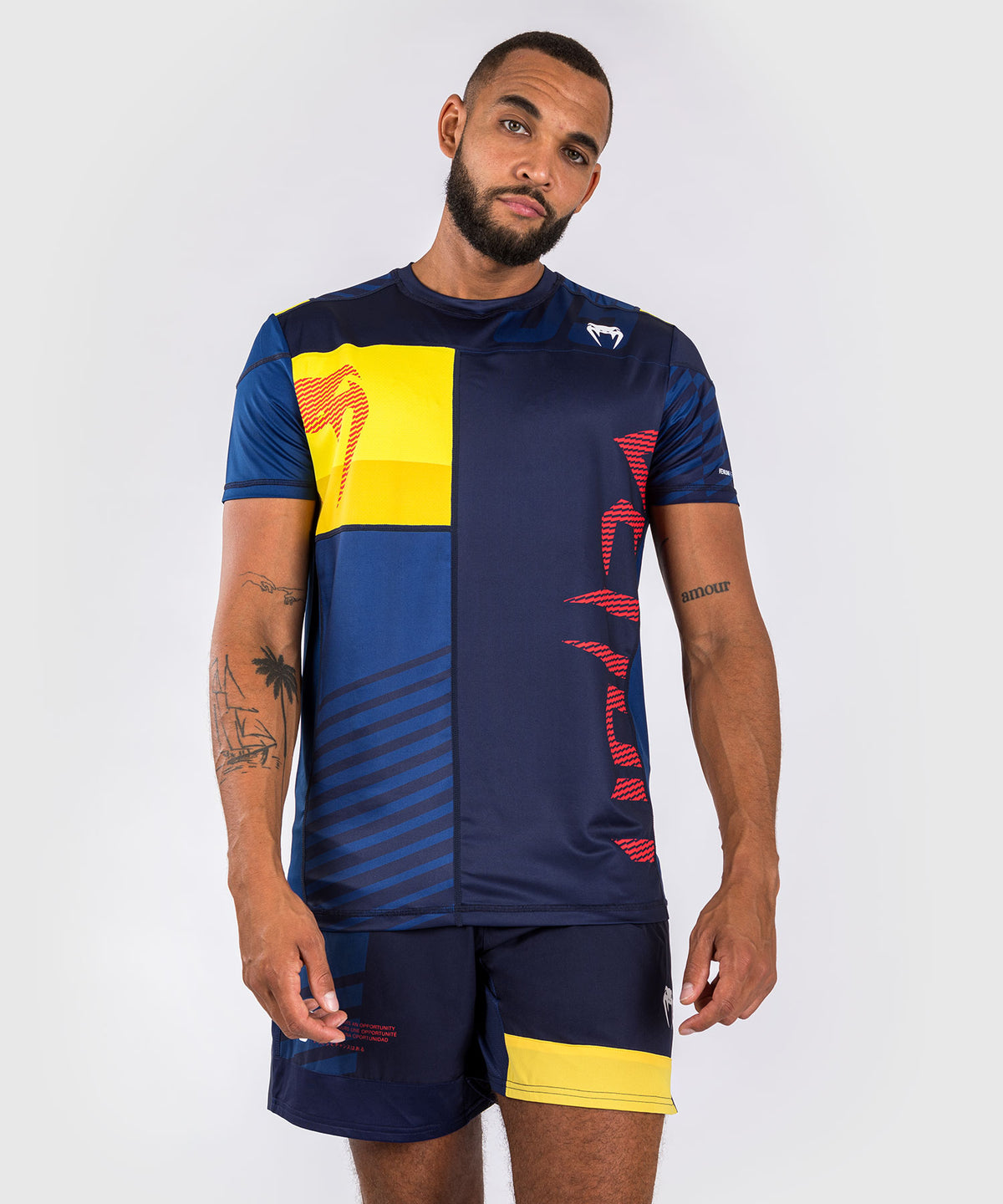 T-shirt Dry Tech Venum Sport 05 - Bleu/Jaune