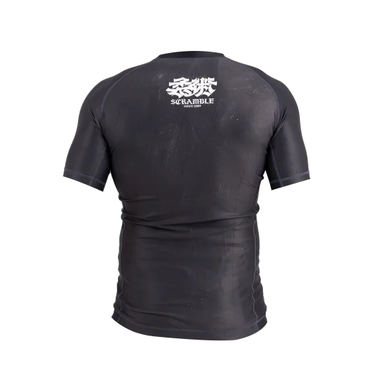 Scramble Hanzi Gold Rashguard - Schwarz