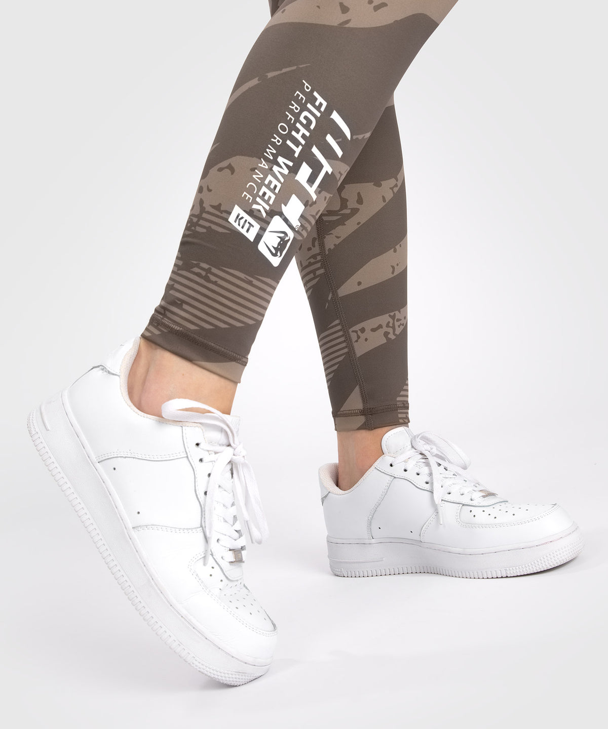 UFC Adrenaline by Venum Fight Week performance Leggings  - Desert Camo