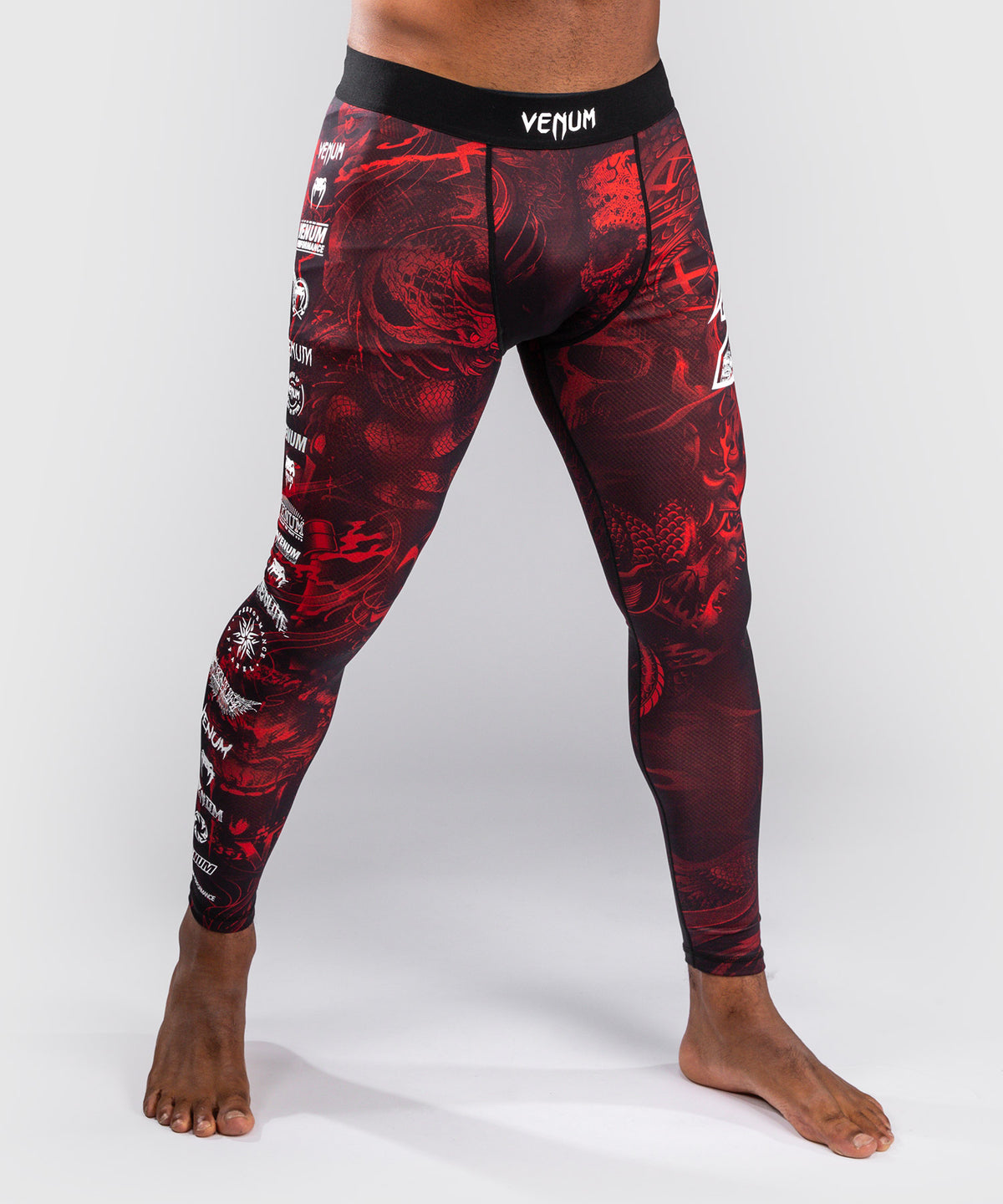 Venum 20th Anniversary Spats - Nero/Rosso