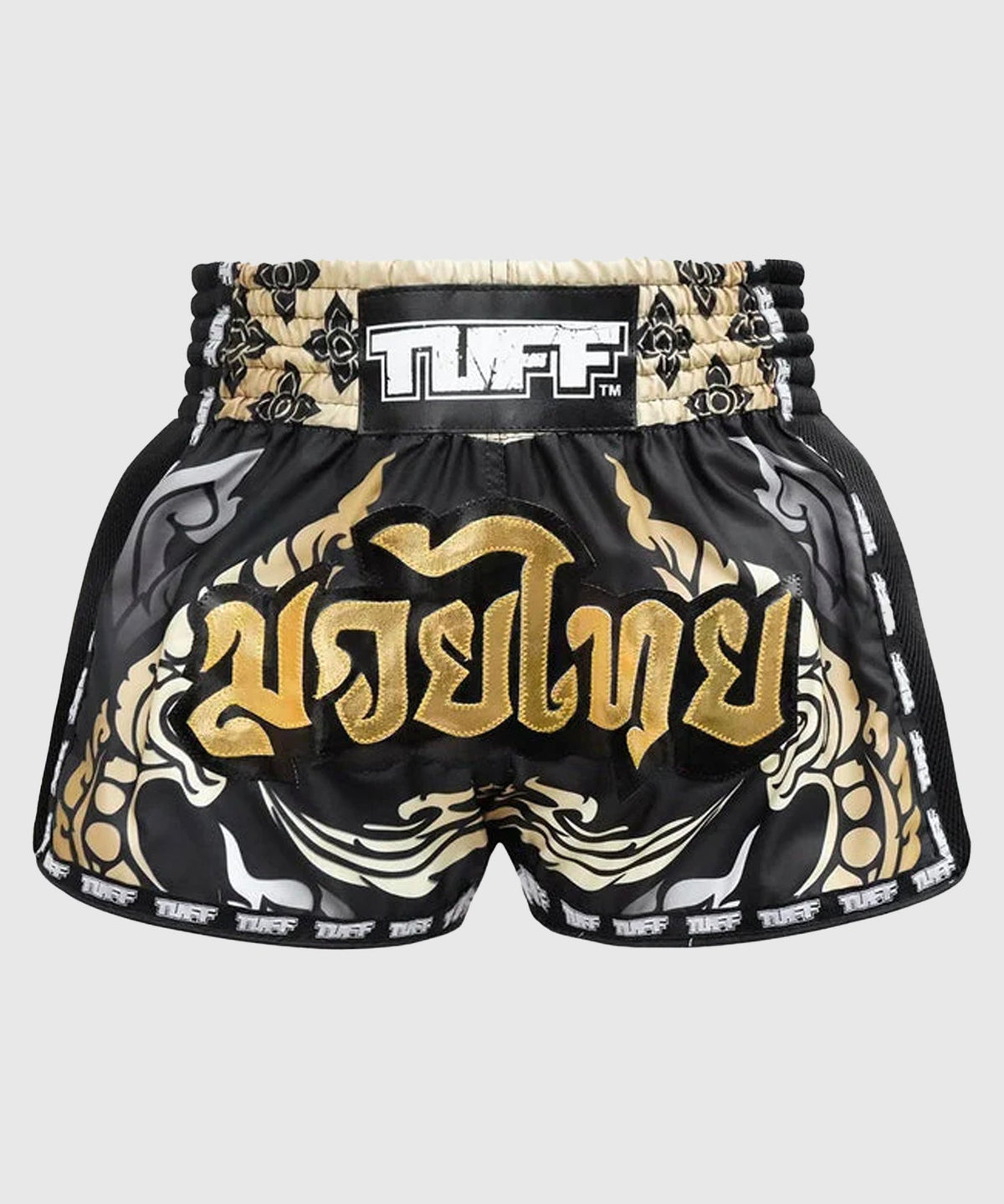 Short de Muay Thai Tuff Retro Style The King Of Naga - Noir