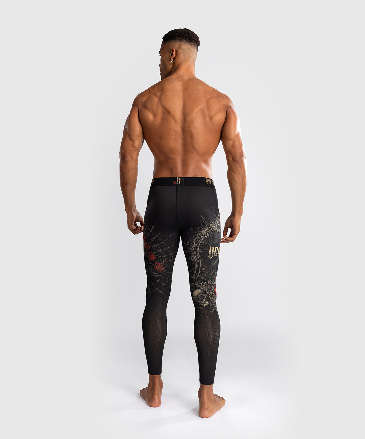 Venum Santa Muerte 5.0 Pantaloni a compressione - Nero Profondo/Oro