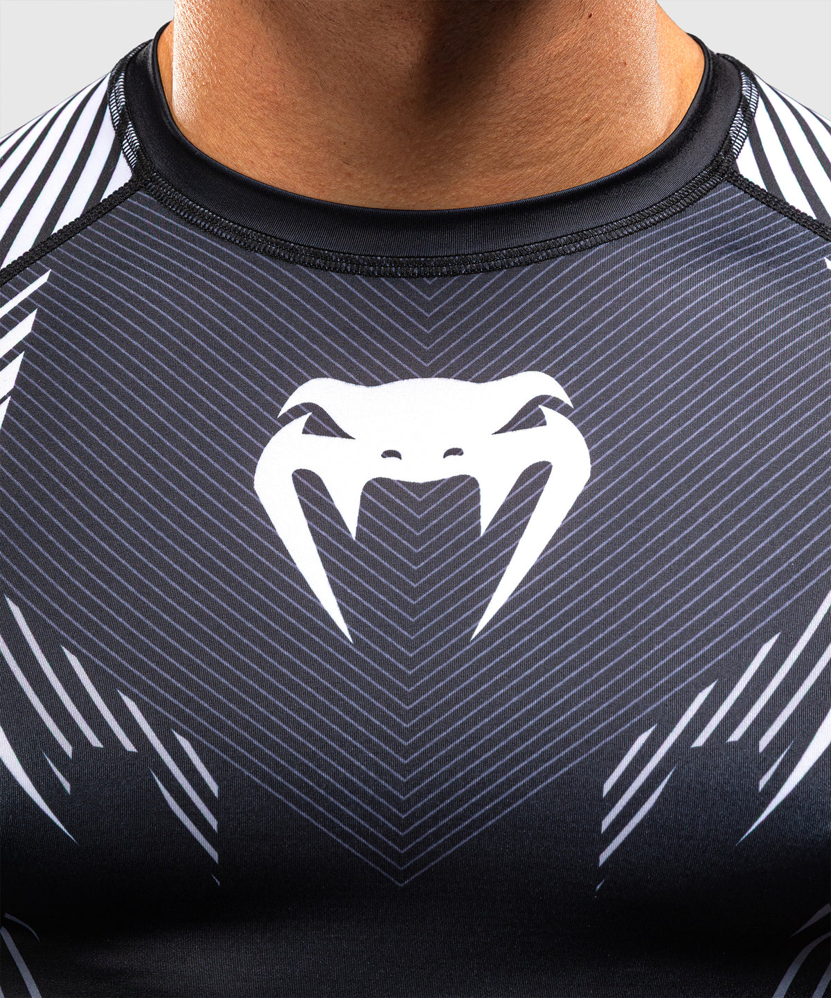 Rashguard à Manches Longues Venum No-Gi 6.0 - Noir/Blanc