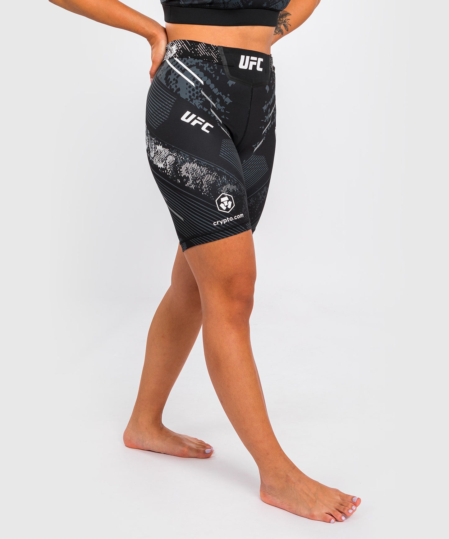 UFC Adrenaline by Venum Authentic Fight Night Pantaloncini Vale Tudo da Donna - Vestibilità Lunga - Nero