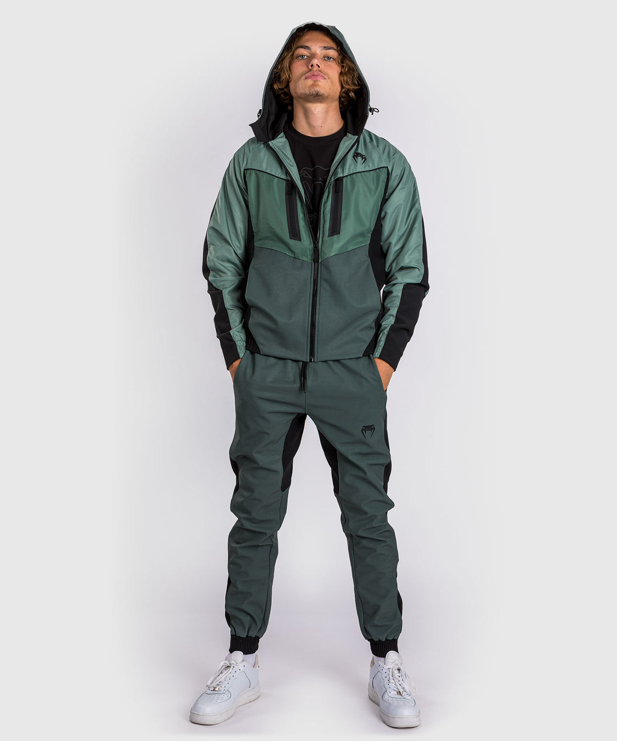Venum Laser 3.0 Track Jacket - Black/Khaki
