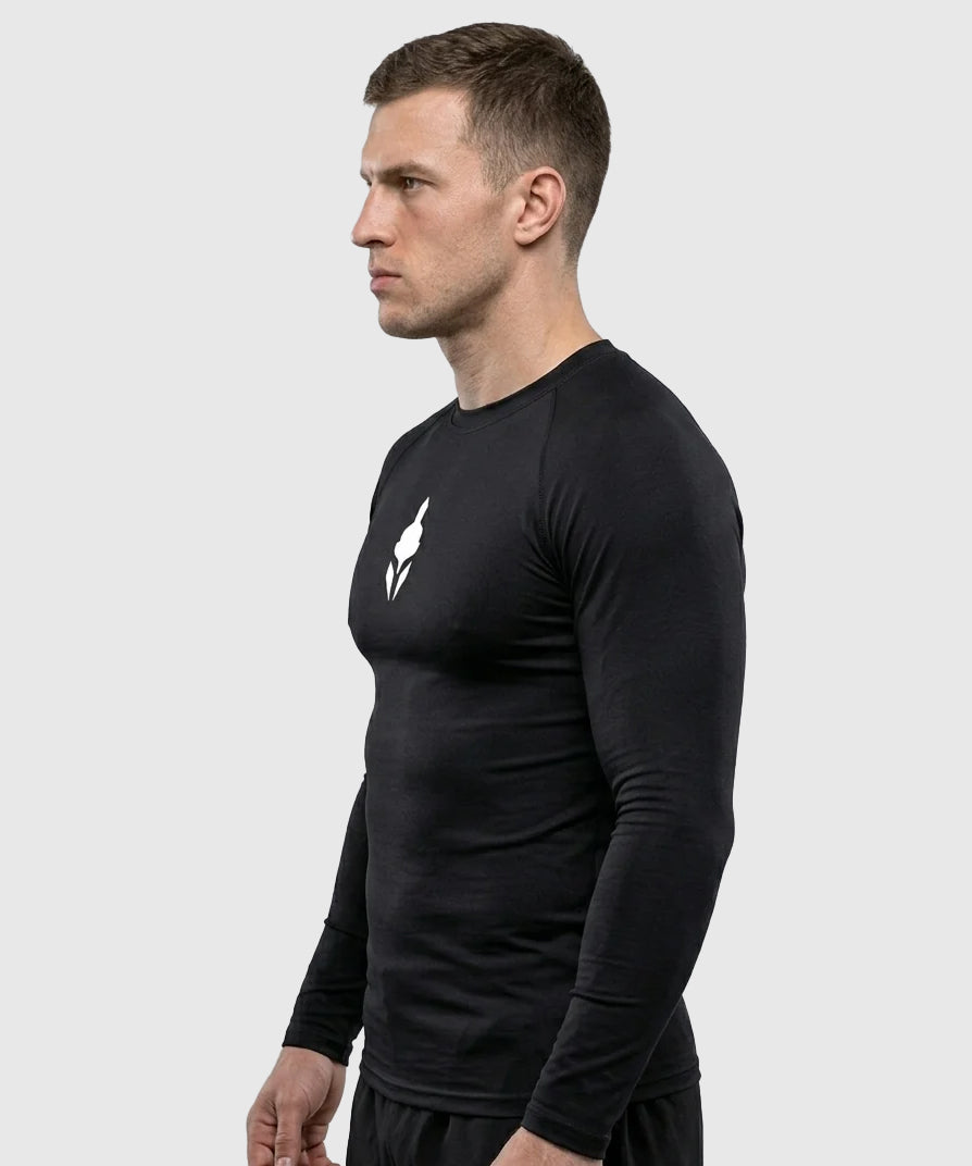 Tyce Skin Langarm-Kompressionsshirt - Schwarz