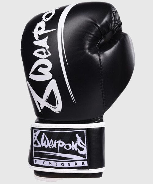 8 Weapons Unlimited Boxhandschuhe - Schwarz/Weiß