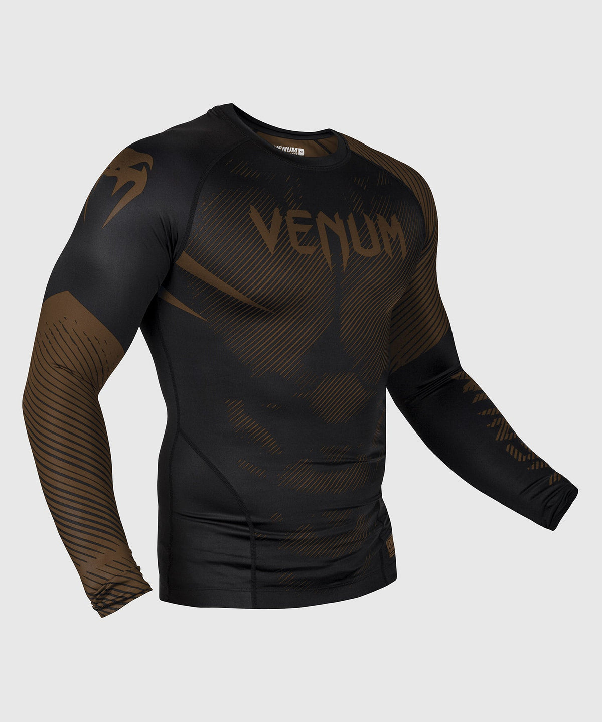 Rashguard Venum NoGi 2.0 - IBJJF Approved Long Sleeve - Black/Brown