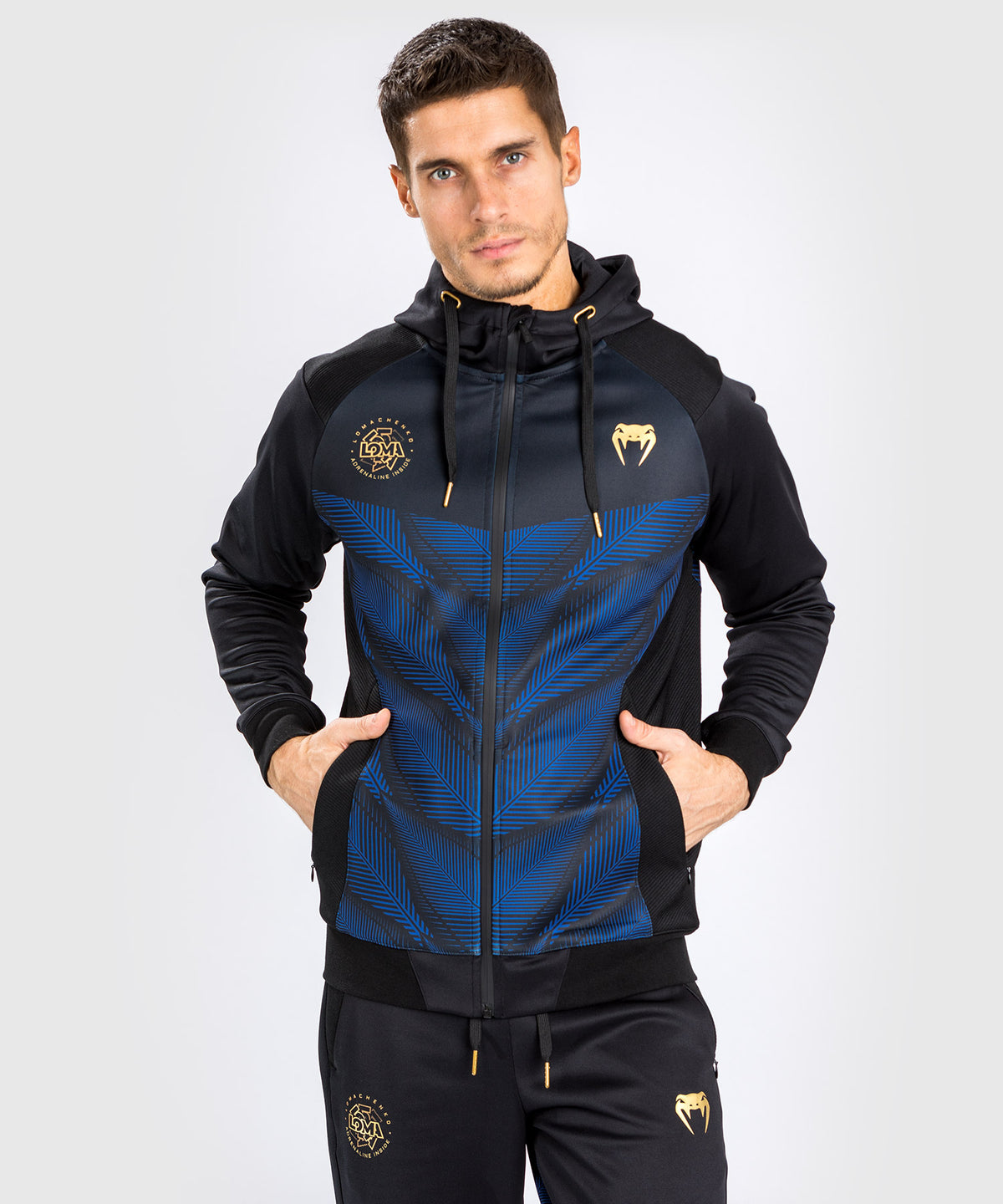 Venum Phantom Loma Hoodie - Schwarz/Blau