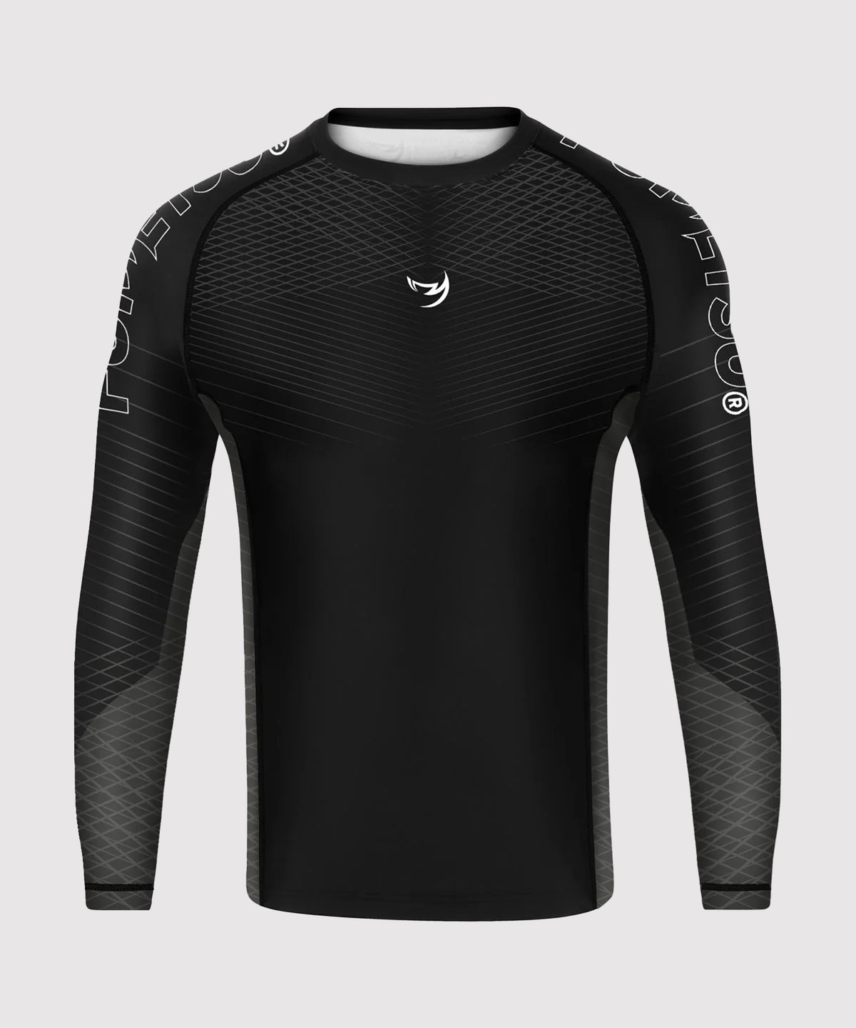 Fumetsu Competitor Mk2 Langarm-Rashguard - Schwarz/Schwarz
