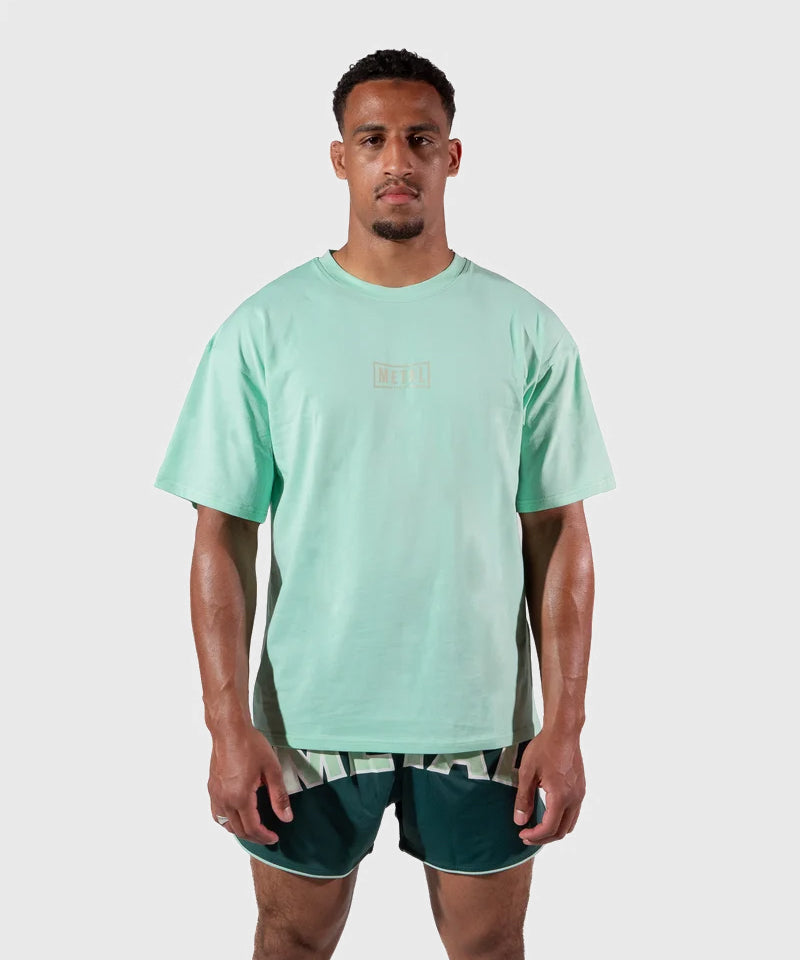 Metal Boxe Deep Waters Baumwoll-T-Shirt - Grün