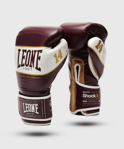 Leone Shock X AnniversAire Boxhandschuhe - Bordeaux