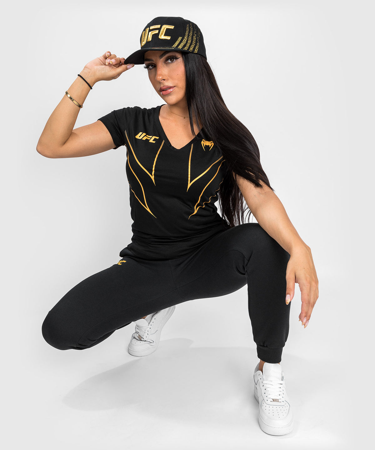 Maglietta UFC Venum Fight Night 2.0 Replica Donna - Champion